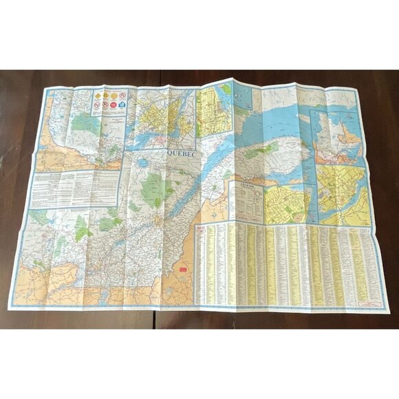 AAA Atlantic Provinces Quebec Highway Map Travel CAA Transportation 2018 - Picture 7 of 11
